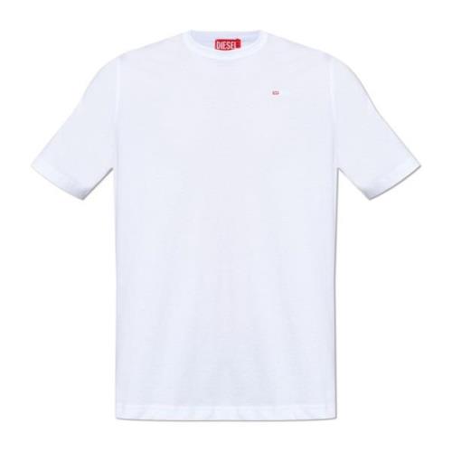 Diesel T-shirt T-Adjust-Microdiv White, Unisex