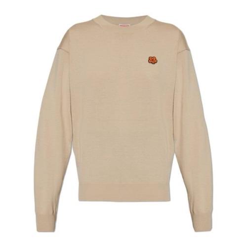 Kenzo Ulltröja med lapp Beige, Dam