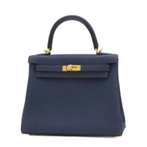 Hermès Vintage Pre-owned Laeder handvskor Blue, Dam