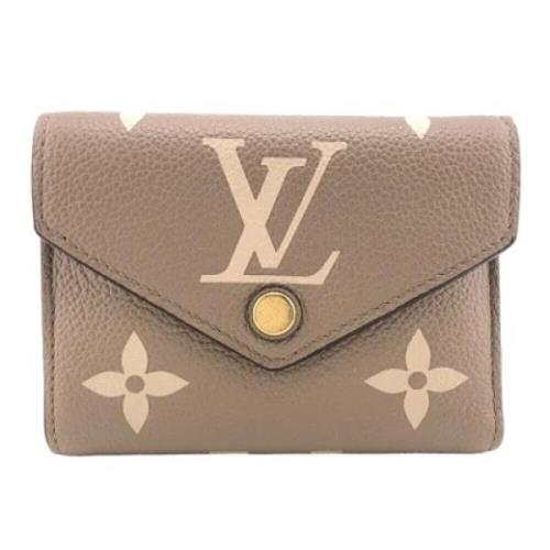 Louis Vuitton Vintage Pre-owned Laeder plnbcker Beige, Dam