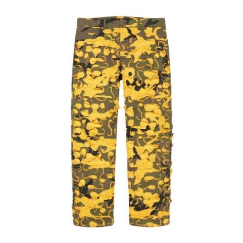 Supreme Begränsad upplaga Gul Camo 5-ficks Jeans Yellow, Herr