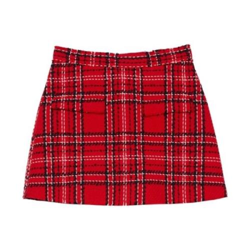 Msgm Röda Shorts för Kvinnor Red, Dam