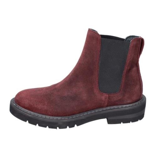 Moma Mocka Ankelboots för kvinnor Red, Dam