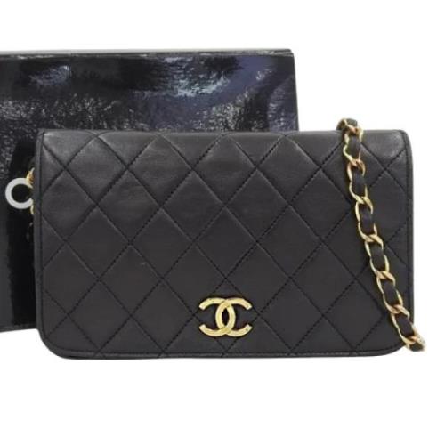 Chanel Vintage Pre-owned Tyg chanel-vskor Black, Dam