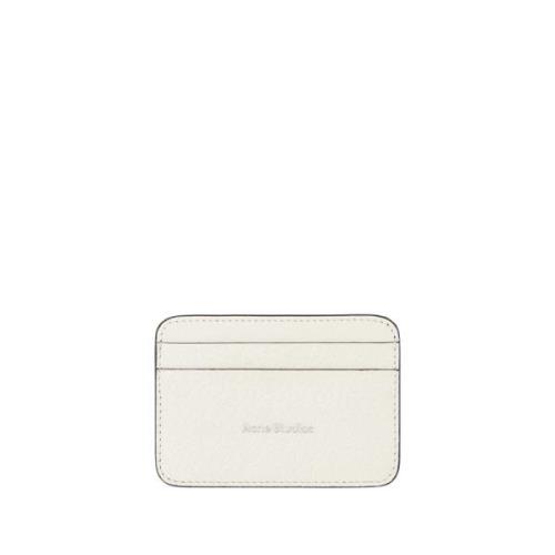 Acne Studios Vit Läderkorthållare White, Dam