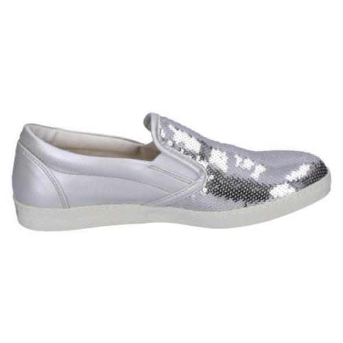 Rucoline Paillettloafers för Kvinnor Gray, Dam