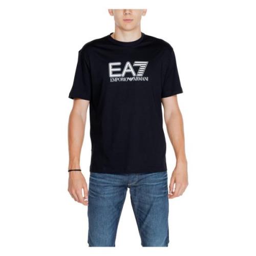 Emporio Armani EA7 Herr T-shirt Polo Höst/Vinter Kollektion Black, Her...