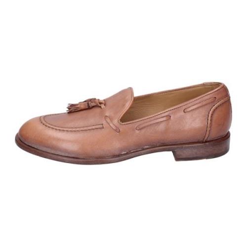 Moma Vintage Läderloafers för Män Brown, Herr