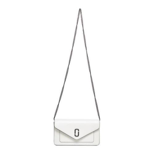 Marc Jacobs Svart Kedjeplånbok White, Dam