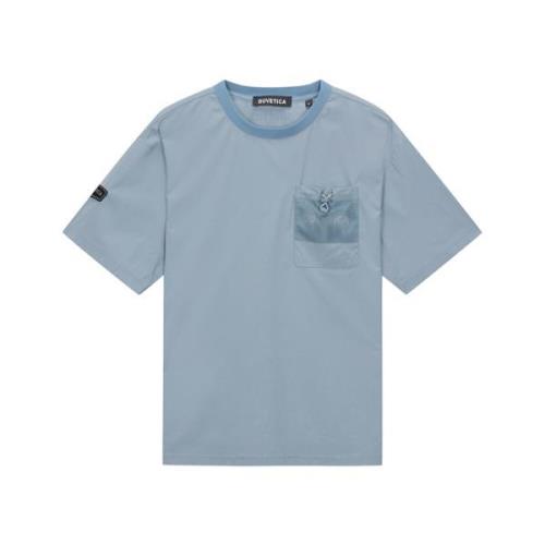 Duvetica Mörkgrå Stretch Cordura T-shirt Blue, Herr