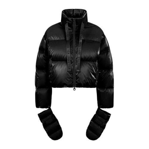 Duvetica Svart Kort Dunjacka Aw23 Black, Dam