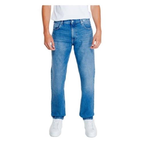 Calvin Klein Jeans Straight Jeans Höst/Vinter Kollektion Blue, Herr