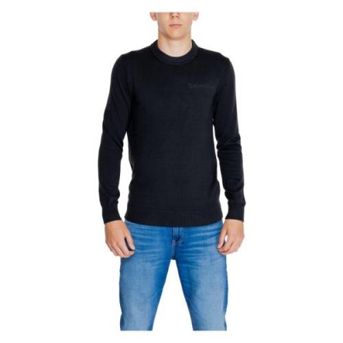 Calvin Klein Jeans Herrstickat Kollektion: Höst/Vinter Black, Herr