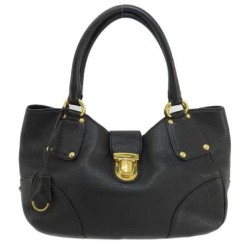 Prada Vintage Pre-owned Laeder totevskor Black, Dam