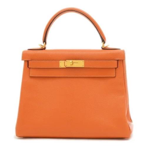 Hermès Vintage Pre-owned Laeder handvskor Orange, Dam