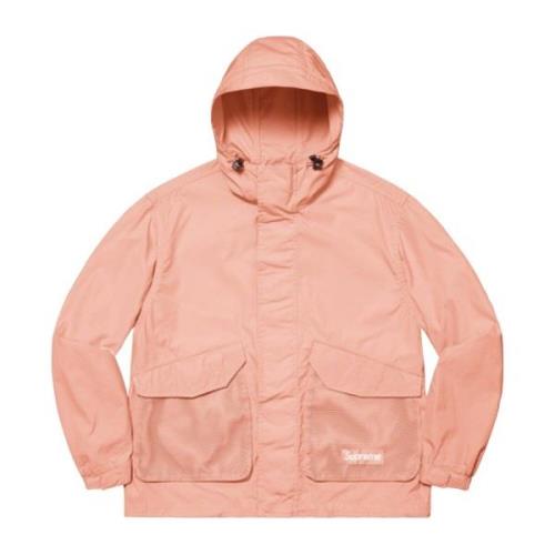 Supreme Begränsad upplaga Mesh Cargo Jacka Rosa Pink, Herr