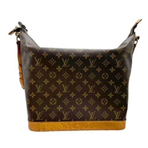 Louis Vuitton Vintage Pre-owned Canvas axelremsvskor Brown, Dam