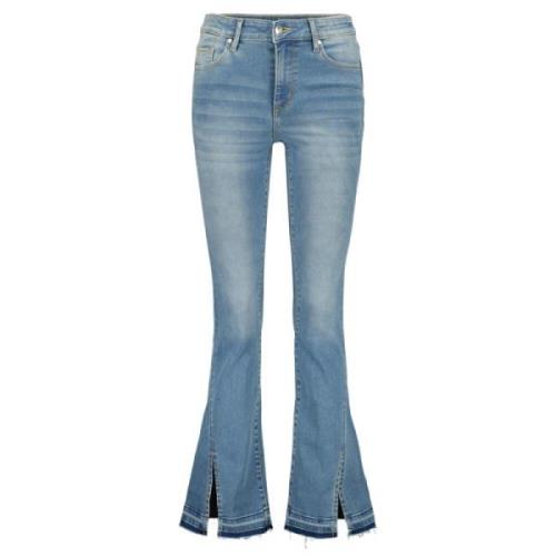 Raizzed Bootcut Jeans med Split Hem Blue, Dam