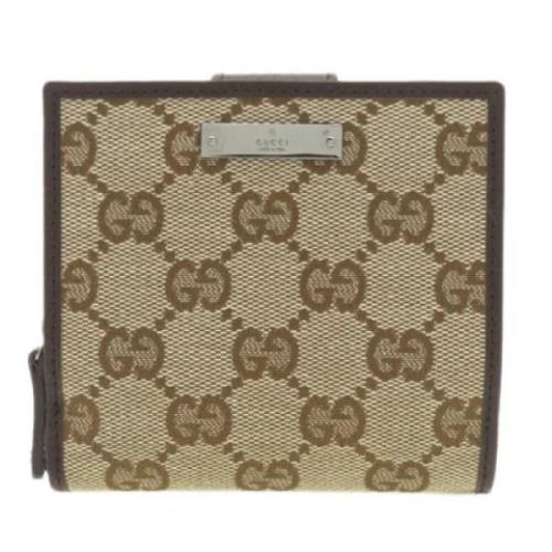 Gucci Vintage Pre-owned Canvas plnbcker Brown, Dam