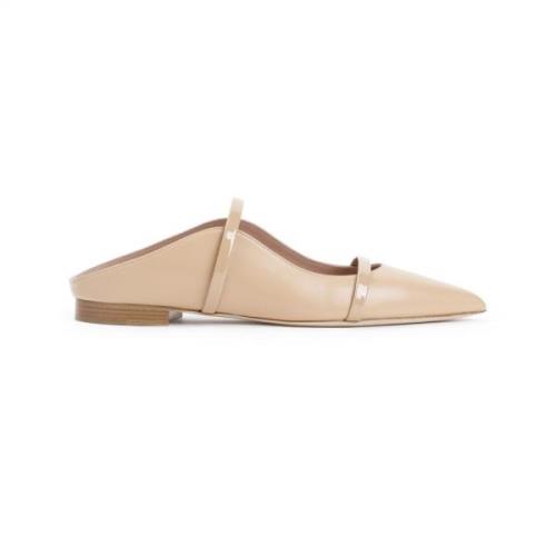 Malone Souliers Nude & Neutrals Ballerinas Elegant Stil Beige, Dam