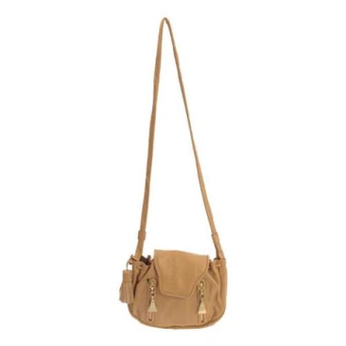 Chloé Pre-owned Pre-owned Tyg axelremsvskor Brown, Dam