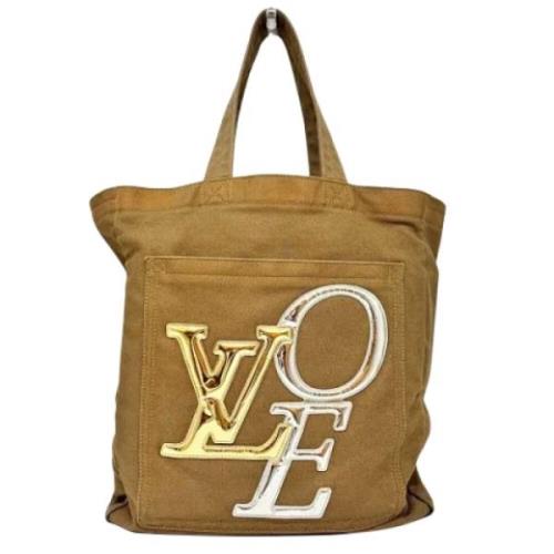 Louis Vuitton Vintage Pre-owned Canvas louis-vuitton-vskor Brown, Dam