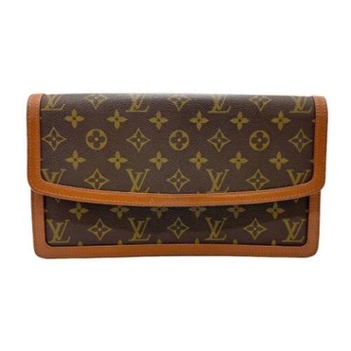 Louis Vuitton Vintage Pre-owned Canvas kuvertvskor Brown, Dam