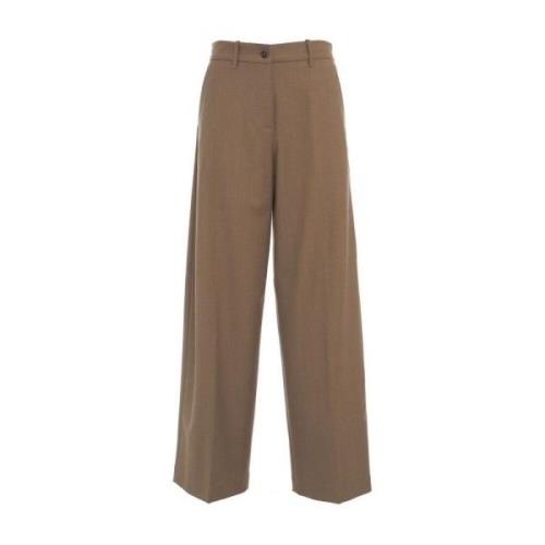 Nine In The Morning Beige Carrot Slim Byxa Aw24 Beige, Dam