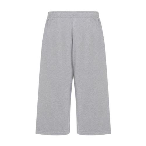 Balenciaga Stiliga Gråa Bomullsshorts Gray, Herr