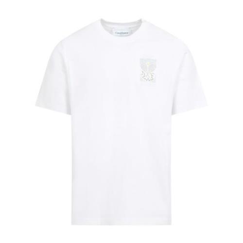 Casablanca Vita T-shirts Polos för män White, Herr