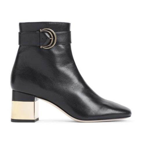 Chloé Svarta Ankelboots Elegant Stil Black, Dam