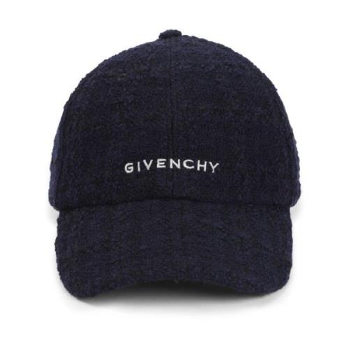 Givenchy Blå Broderad Keps Aw24 Black, Dam