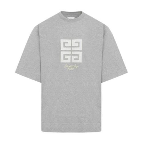 Givenchy Grå Melange Crew Neck T-Shirt Gray, Herr