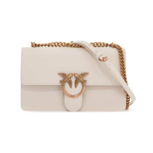 Pinko Klassisk Love Bag One Handväska White, Dam