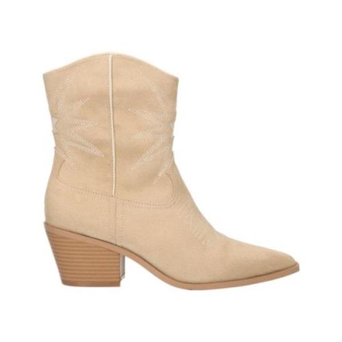 La Strada Western Star Boots Beige, Dam