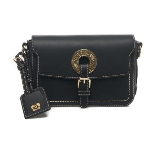 Love Moschino Svart Clutchväska Elegant Stil Black, Dam