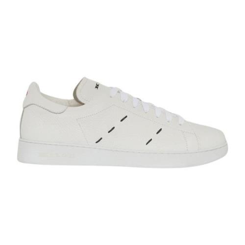 Kiton Vita Kalvskinn Cup Sole Sneakers White, Herr