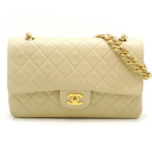 Chanel Vintage Pre-owned Laeder chanel-vskor Beige, Dam