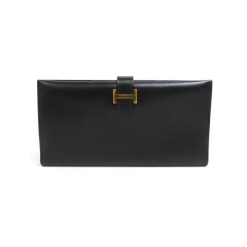 Hermès Vintage Pre-owned Canvas plnbcker Black, Dam