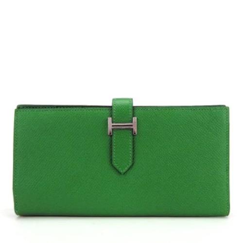 Hermès Vintage Pre-owned Laeder plnbcker Green, Dam