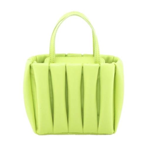 THEMOIRè Vegan Fabric Mini Tote Lime Green, Dam