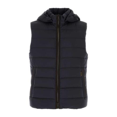 Moorer Stilren Navy Blue Down Jacket Blue, Herr