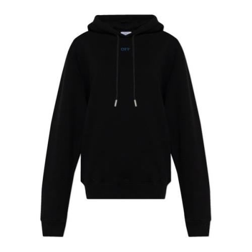 Off White Sweatshirt med logotyp Black, Dam