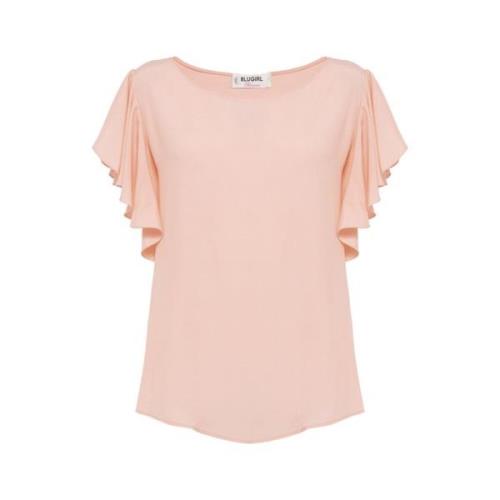 Blugirl Rosa T-shirt och Polo Pink, Dam