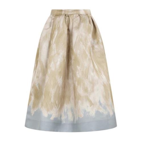 Dries Van Noten Beige Soni Kjol Beige, Dam