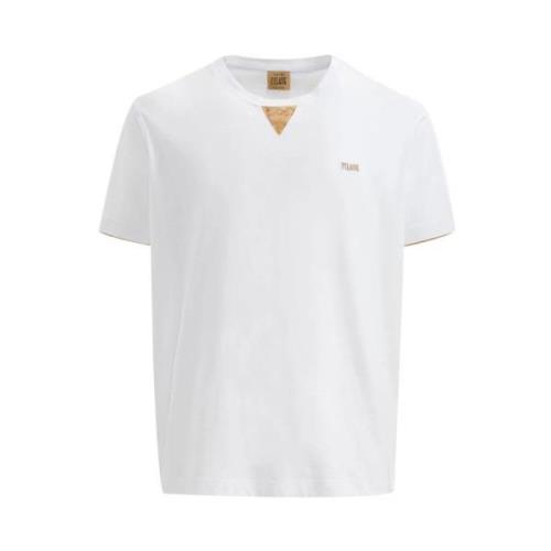 Alviero Martini 1a Classe Världskarta Geo T-shirt Vit White, Herr