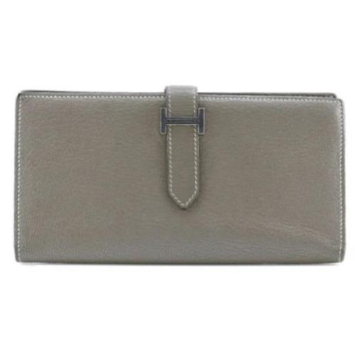 Hermès Vintage Pre-owned Laeder plnbcker Gray, Dam