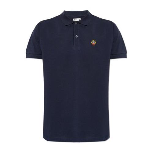 Bally Polo med logotyp Blue, Herr