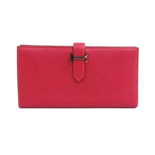 Hermès Vintage Pre-owned Laeder plnbcker Red, Dam