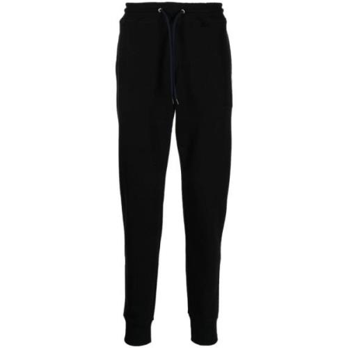 PS By Paul Smith Svarta Zebra Logo Sweatpants Black, Herr